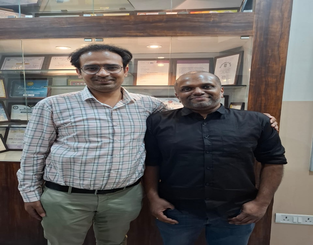 Dr. Abhinav with his Patient After Surgery