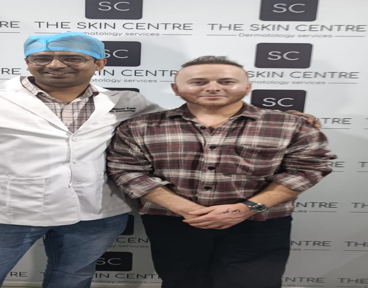 Dr. Abhinav with Foreign Patient