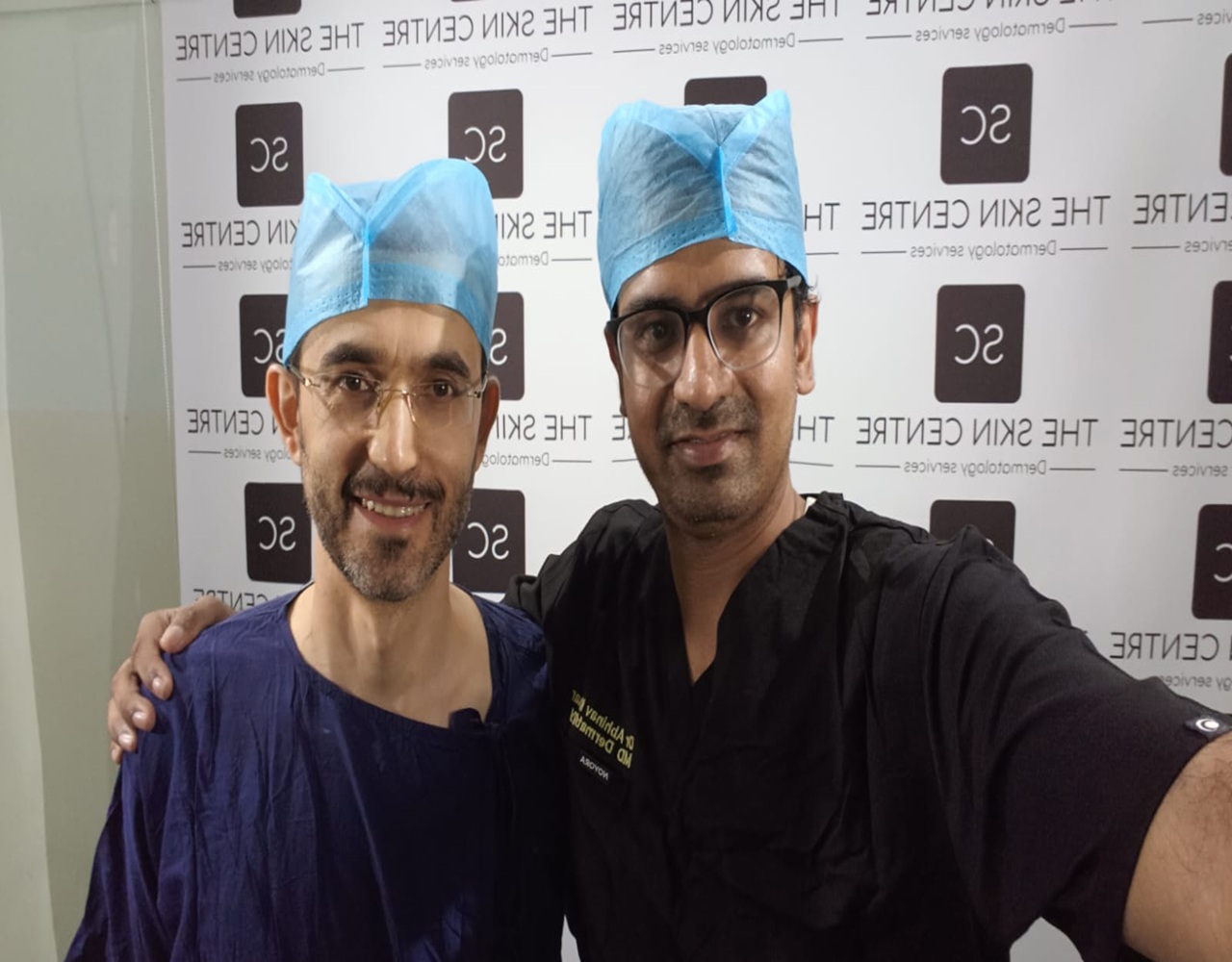 Dr. Abhinav with Foreign Patient